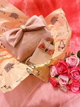 「Maison de FLEUR（メゾンドフルール）のアイテム（財布/小物）」を使った、メゾンドフルールstaffさん（レディース・154cm）の秋コーディネート