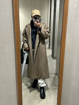 「COLONY 2139（コロニートゥーワンスリーナイン）のアイテム（その他アウター）」を使った、麗羅さん（レディース・157cm）の冬コーディネート