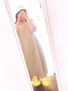 「SM2（エスエムツー）のアイテム（ワンピース/ドレス）」を使った、あんさん（レディース・151cm）の春コーディネート