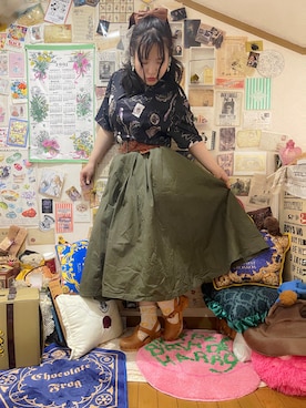「Three Four Time（ｽﾘｰﾌｫｰﾀｲﾑ）のアイテム」を使った、syk 【相互】さん（レディース・150cm）の夏コーディネート