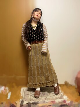 「TIDEWAY（タイドウェイ）のアイテム（シューズ）」を使った、syk 【相互】さん（レディース・150cm）の秋コーディネート
