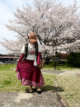 「COACH（コーチ）のアイテム（バッグ）」を使った、syk 【相互】さん（レディース・150cm）の春コーディネート