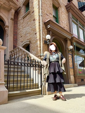 「ミリタリー」｜syk 【相互】さん（レディース・150cm）の春コーディネート