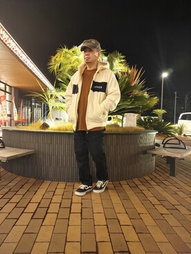 「お洒落さんと繋がりたい」｜「アイテム（その他アウター）」を使った、とっくんさん（メンズ・170cm）の冬コーディネート