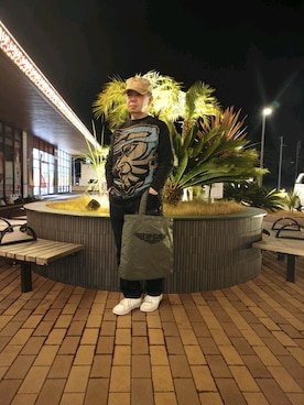 「お洒落さんと繋がりたい」｜「アイテム（スタジャン）」を使った、とっくんさん（メンズ・170cm）の冬コーディネート