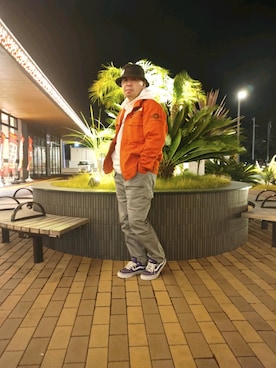 「お洒落さんと繋がりたい」｜「アイテム（ブルゾン）」を使った、とっくんさん（メンズ・170cm）の秋コーディネート