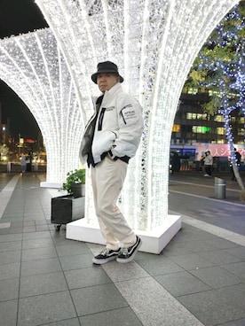 「お洒落さんと繋がりたい」｜「アイテム（MA-1）」を使った、とっくんさん（メンズ・170cm）の冬コーディネート