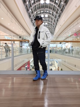 「お洒落さんと繋がりたい」｜「アイテム（MA-1）」を使った、とっくんさん（メンズ・170cm）の秋コーディネート