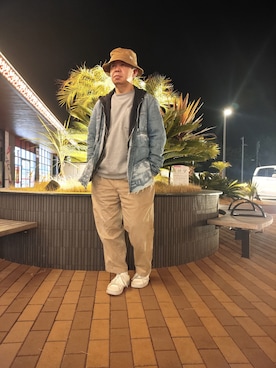 「DIESEL（ディーゼル）のアイテム（シャツ/ブラウス）」を使った、とっくんさん（メンズ・170cm）の春コーディネート