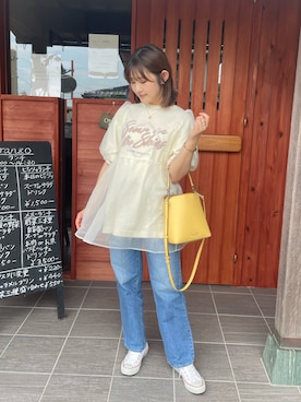 「いいね返し」｜yuukaさん（レディース・159cm）の夏コーディネート