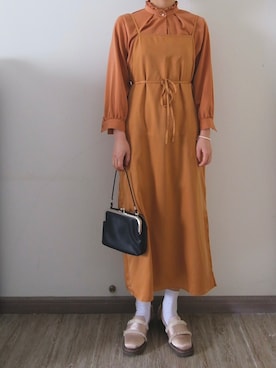 「OFUON（オフオン）のアイテム」を使った、nnnowearさん（レディース・158cm）の夏コーディネート