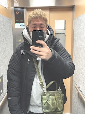 「ザノースフェイス」｜masamasaさん（メンズ・175cm）の冬コーディネート