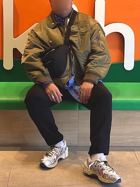 「MARNI（マルニ）のアイテム（バッグ）」を使った、masamasaさん（メンズ・175cm）の春コーディネート