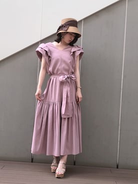 RUUさん（レディース・156cm）の夏コーディネート