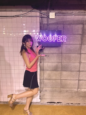 「LILY BROWN（リリーブラウン）のアイテム（トップス）」を使った、RUUさん（レディース・156cm）の夏コーディネート