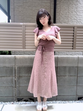 RUUさん（レディース・156cm）の夏コーディネート