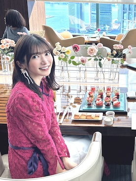「LILY BROWN（リリーブラウン）のアイテム（ワンピース/ドレス）」を使った、RUUさん（レディース・156cm）の春コーディネート