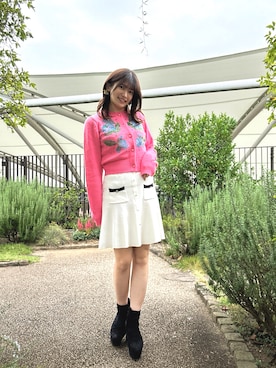 「LILY BROWN（リリーブラウン）のアイテム」を使った、RUUさん（レディース・156cm）の秋コーディネート