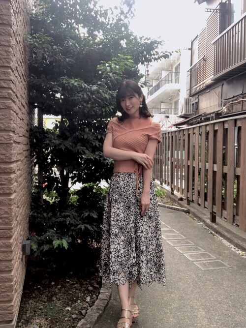 LILY BROWN（リリーブラウン）の「ノースリレイヤードニットトップス
