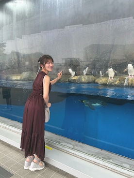 「SNIDEL（スナイデル）のアイテム（ワンピース）」を使った、RUUさん（レディース・156cm）の夏コーディネート