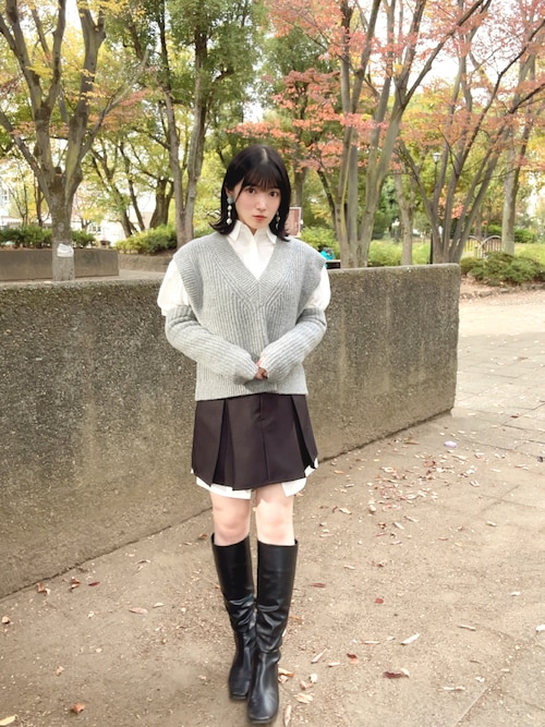 SNIDEL(スナイデル)の「ヘムシャツミニスカート(スカート)」 - WEAR