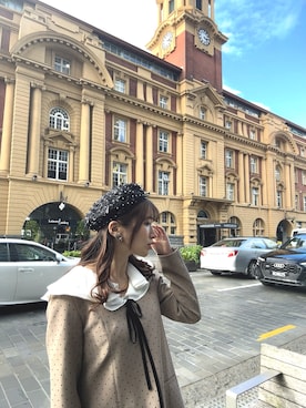 「LILY BROWN（リリーブラウン）のアイテム」を使った、RUUさん（レディース・156cm）の春コーディネート