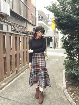 RUUさん(レディース・156cm)の冬コーディネート