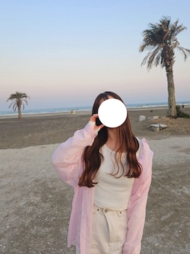「アイテム（ポロシャツ）」を使った、𝕙𝕒𝕟𝕒𝕜𝕒𝕡𝕡𝕒さん（レディース・152cm）の夏コーディネート