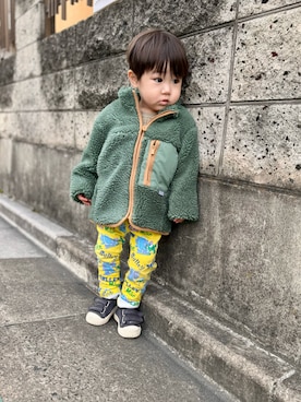 「ZARA KIDS」｜「アイテム（ジャケット/アウター）」を使った、akさん（キッズ・80cm）の冬コーディネート