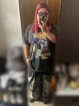 「アイテム（スニーカー）」を使った、ヤマモモさん（レディース・171cm）の夏コーディネート
