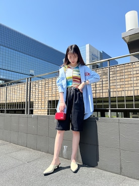 「DIESEL京都ポルタ」｜우타너 (うたの)さん（レディース・161cm）の春コーディネート