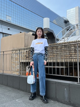 「DIESEL京都ポルタ」｜우타너 (うたの)さん（レディース・161cm）の春コーディネート