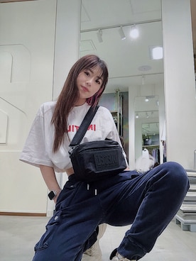 우타너 (うたの)さん（レディース・161cm）の夏コーディネート