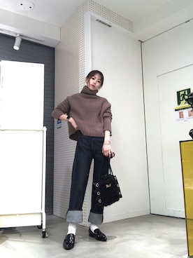 「京都ポルタ」｜우타너 (うたの)さん（レディース・161cm）の秋コーディネート