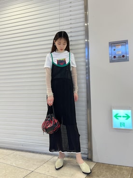 「DIESEL京都ポルタ」｜우타너 (うたの)さん（レディース・161cm）の春コーディネート