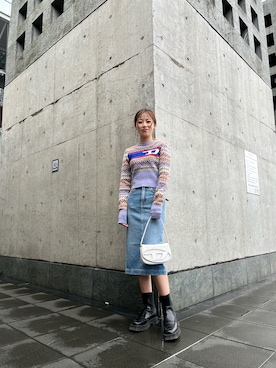 「京都ポルタ」｜우타너 (うたの)さん（レディース・161cm）の冬コーディネート