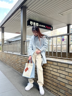 「DIESEL京都ポルタ」｜우타너 (うたの)さん（レディース・161cm）の春コーディネート