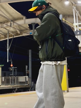 s.n.o.w.rmさん（メンズ・170cm）の冬コーディネート