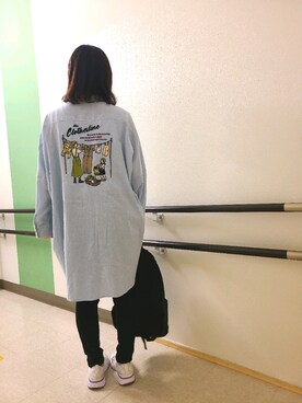 「アクティブ」｜「アイテム（ワンピース）」を使った、むぅ。さん（レディース・158cm）の夏コーディネート