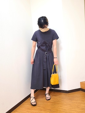 「moitytto」｜「アイテム（ワンピース/ドレス）」を使った、むぅ。さん（レディース・158cm）の夏コーディネート