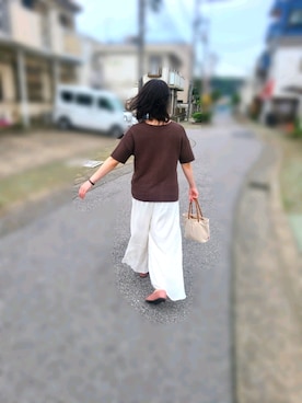 「おさんぽ」｜むぅ。さん（レディース・158cm・30代）の夏コーディネート