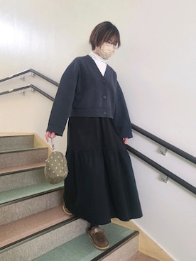 「LAZY SUSAN（レイジースーザン）のアイテム」を使った、むぅ。さん（レディース・158cm）の冬コーディネート