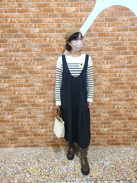 むぅ。さん（レディース・158cm）の秋コーディネート