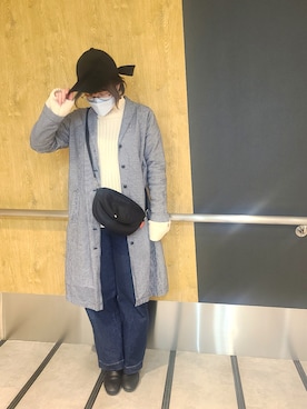 「SPRUCE（スプルース）のアイテム」を使った、むぅ。さん（レディース・158cm）の冬コーディネート