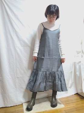 「mikke（ミッケ）のアイテム」を使った、むぅ。さん（レディース・158cm）の春コーディネート