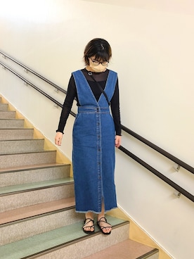 「SPRUCE（スプルース）のアイテム」を使った、むぅ。さん（レディース・158cm）の夏コーディネート