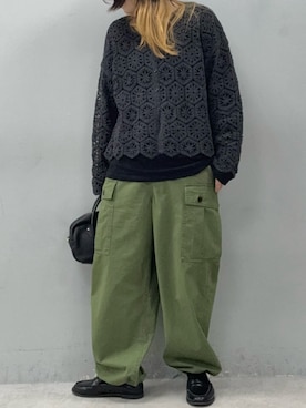 「PUAL CE CIN（ピュアルセシン）のアイテム」を使った、OMIHOさん（レディース・156cm）の春コーディネート