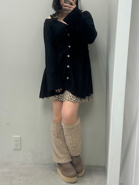 「nice claup」｜「アイテム（ブーツ）」を使った、OMIHOさん（レディース・156cm）の冬コーディネート