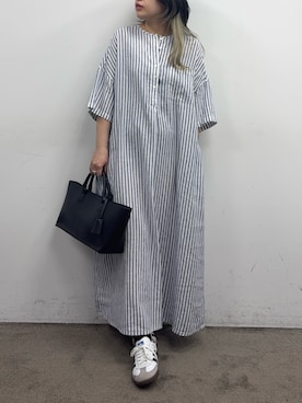 「PUAL CE CIN（ピュアルセシン）のアイテム（バッグ）」を使った、OMIHOさん（レディース・156cm）の春コーディネート