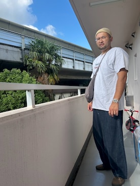 デカ丸さん（メンズ・191cm）の秋コーディネート
